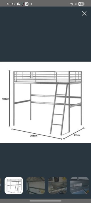 Litera Alta IKEA Metálica