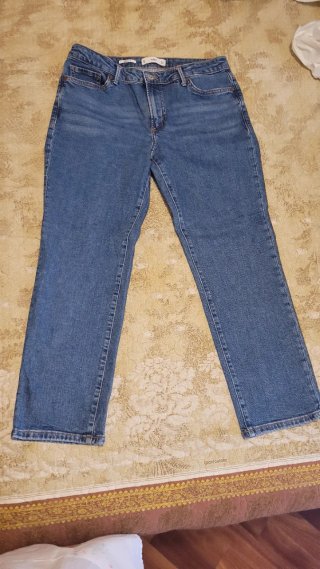Pantalón vaquero Mango azul