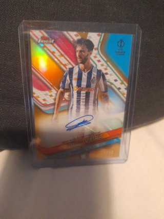 Carta Auto Fabio Vieira Topps 25/50