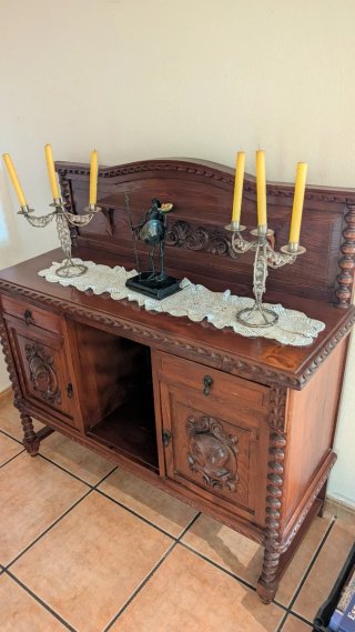 Recibidor de Madera Maciza