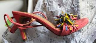 Sandalias de ante con flecos
