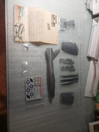 Maqueta Lindberg Republic XF-91 Thunderceptor 1:48