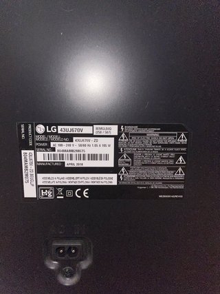 Televisor LG 43 pulgadas Ultra HD 4K