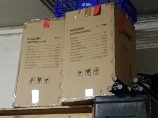 2 Altavoces VSSG15A de 500w completos