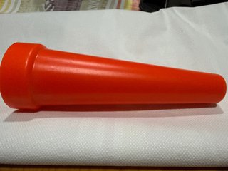 Cono Difusor Naranja para Linterna