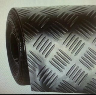 Suelo de Goma PVC Negro 140x200 cm