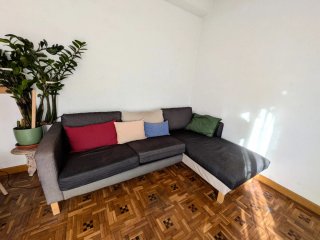 Sofá con Chaise Longue Ikea