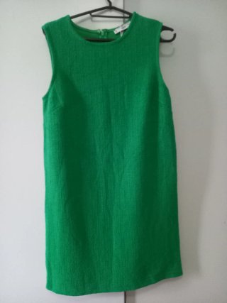 Vestido Verde Mango Talla M