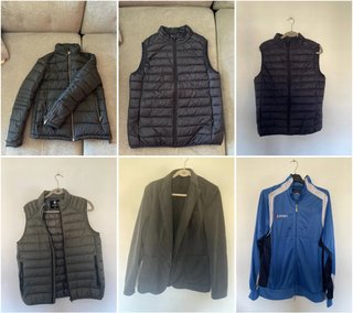 Lote 6 Chaquetas y Chalecos Hombre Talla M