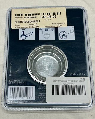 Filtro para Cafetera Delonghi DLSC402