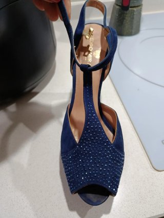 Sandalias de tacón Pedro Miralles azules