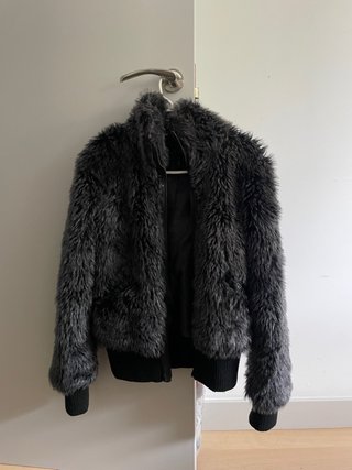 Chaqueta Bomber de Pelo Sintético