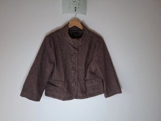 Chaqueta de entretiempo Luz Galan marrón