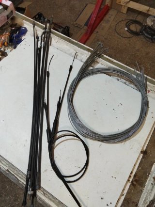 Lote de cables acelerador embrague cuentakilómetro