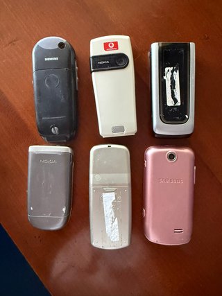 Lote de 6 Teléfonos Móviles Antiguos