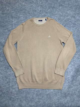 Jersey Gant Crewneck Beige Talla XL Hombre