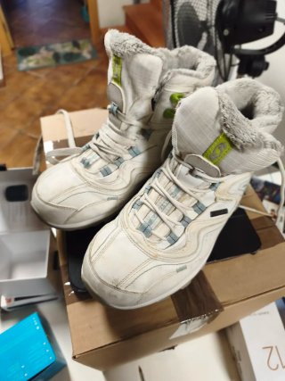 Botas de nieve Salomon blancas