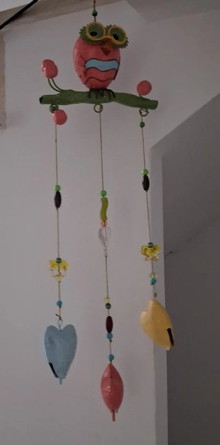 Móvil colgante decorativo con búho