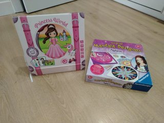 Juego Mandala y Puzzle Magnético princesas