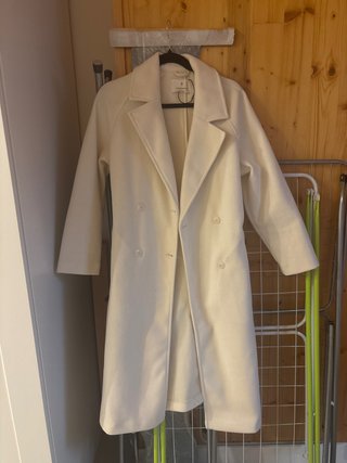 Abrigo Stradivarius Blanco