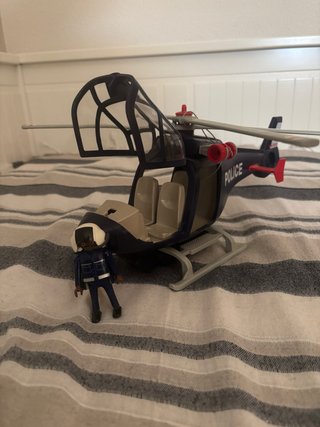 Helicóptero de Policía Playmobil