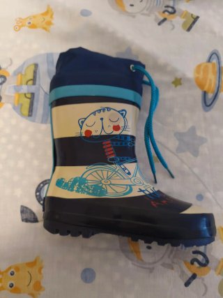 Botas de agua infantiles con estampado