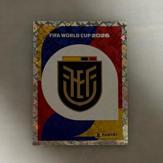 Cromo escudo Ecuador - Mundial 2026