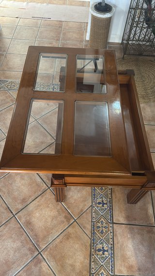 Mesa Auxiliar Elevable de Madera