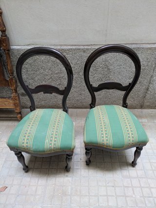 Juego de 6 sillas de comedor clásicas