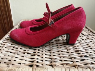 Zapatos de Baile Flamenco Rojos
