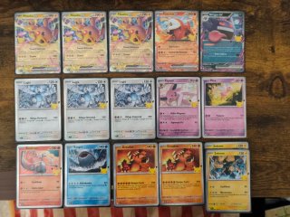 Lote de Cartas Pokémon 30 Aniv. o por separado