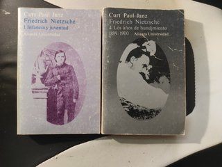 2 libros biográficos sobre Nietzsche