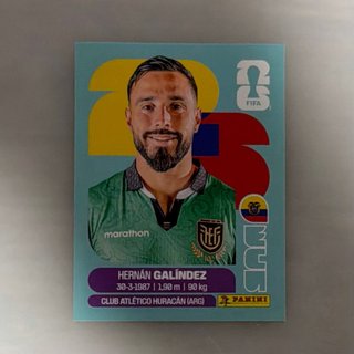 Cromo Hernán Galíndez - Mundial 2026