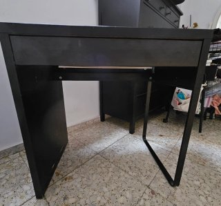 Mesa escritorio Ikea negra