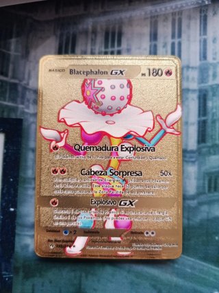 Carta Pokémon Blacephalon GX Réplica
