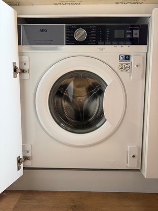 Lavadora Integrable AEG LFN7G8434F 8kg 1400 rpm