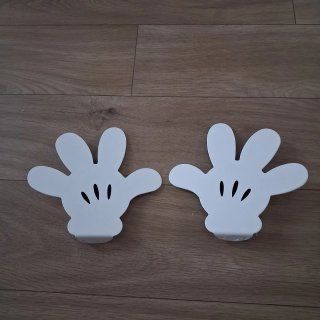 Set de 2 Soportes Metálicos Manos Mickey