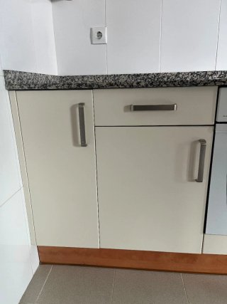 Muebles de cocina beige