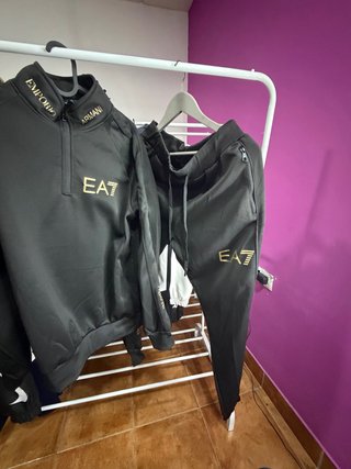 Chándal Emporio Armani EA7 Negro