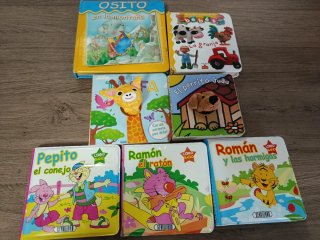 Lote de 7 cuentos de bebé