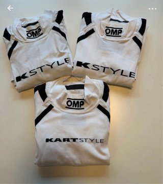 3 Camisetas Interiores Karting OMP de manga larga