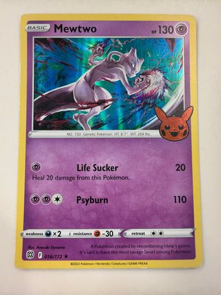 Carta Pokémon Mewtwo (Celebraciones)