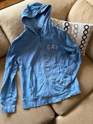 Sudadera con cremallera GAP azul