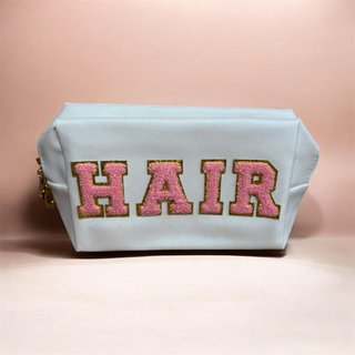 Neceser Blanco con Letras HAIR