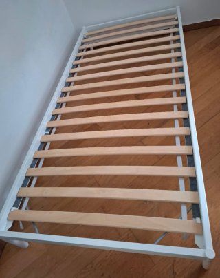 Estructura de Cama 90x190 cm Blanca