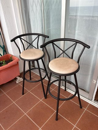 Set de 2 Taburetes Altos