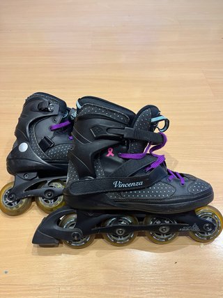 Patines en línea Vincenza negros