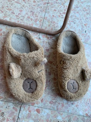 Pantuflas de estar por casa beige Talla 43-44
