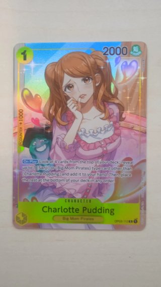Carta One Piece Charlotte Pudding OP03-112