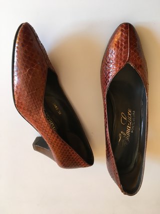 Zapatos de Piel de Serpiente